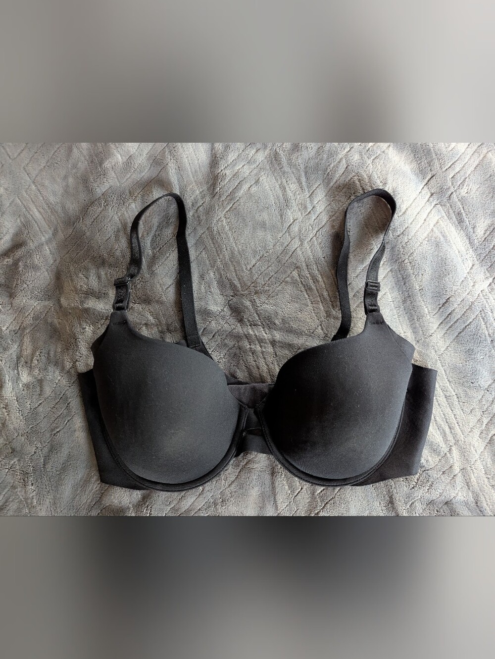 Warner's Smooth Black Molded T-Shirt Bra